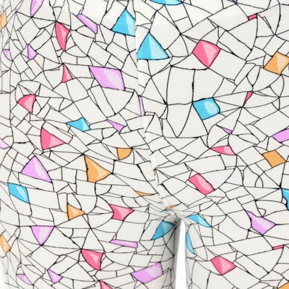 $10 or 2/ $ 15 White multicolored legging - Picture 3 of 3